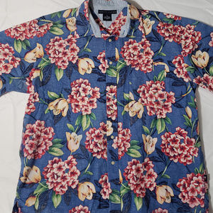 Tommy Hilfiger Flower Button Shirt L